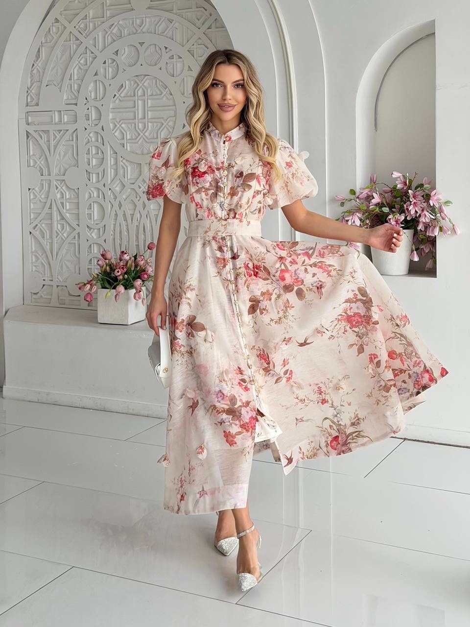 платье шифоновое,платье с нежным цветочным принтом,платье нежное,шелковое платье,платье летнее женское