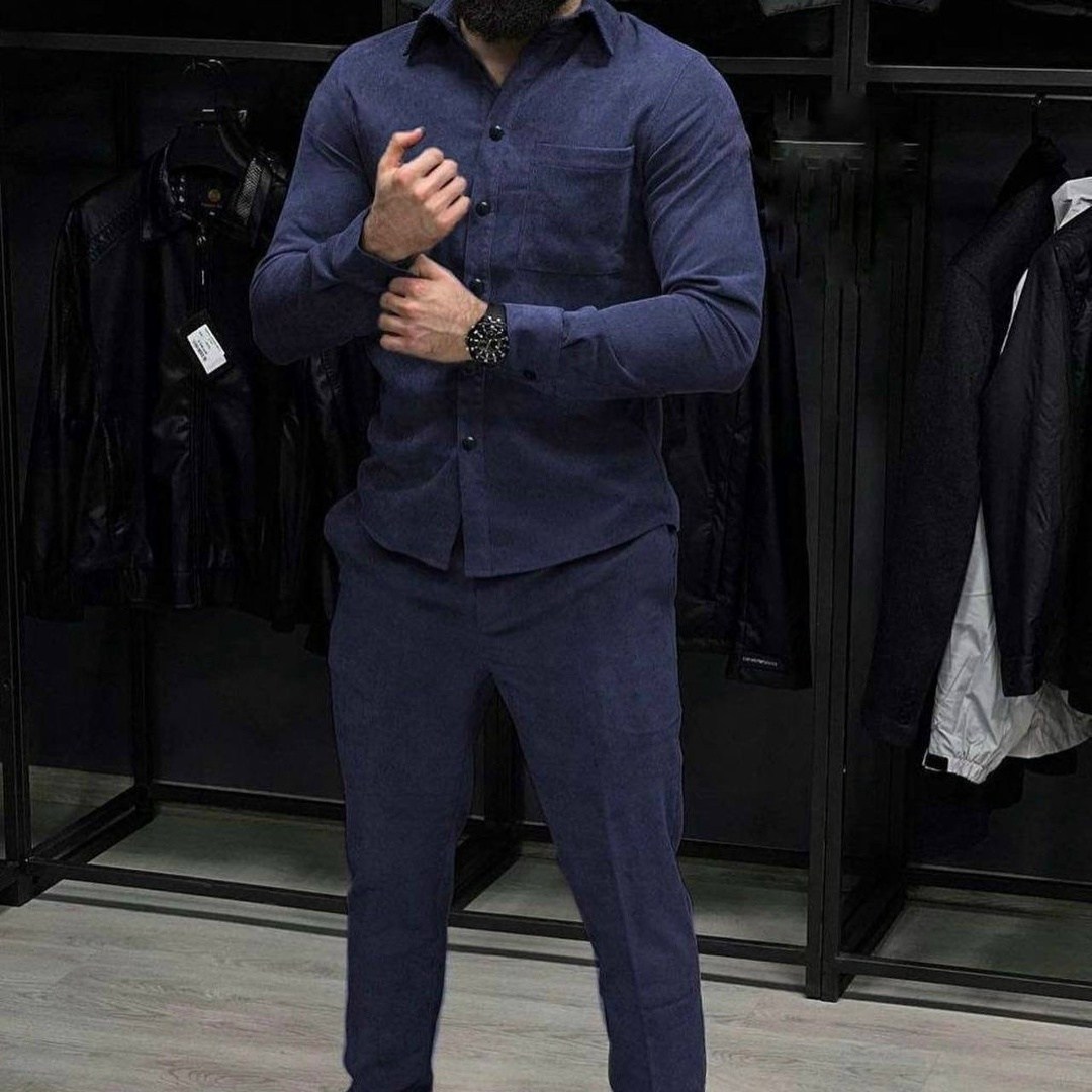 костюм двойка мужской,мужские спортивные костюмы,рубашка штаны вельветовый костюм мужской,костюм классический,костюм двойка
