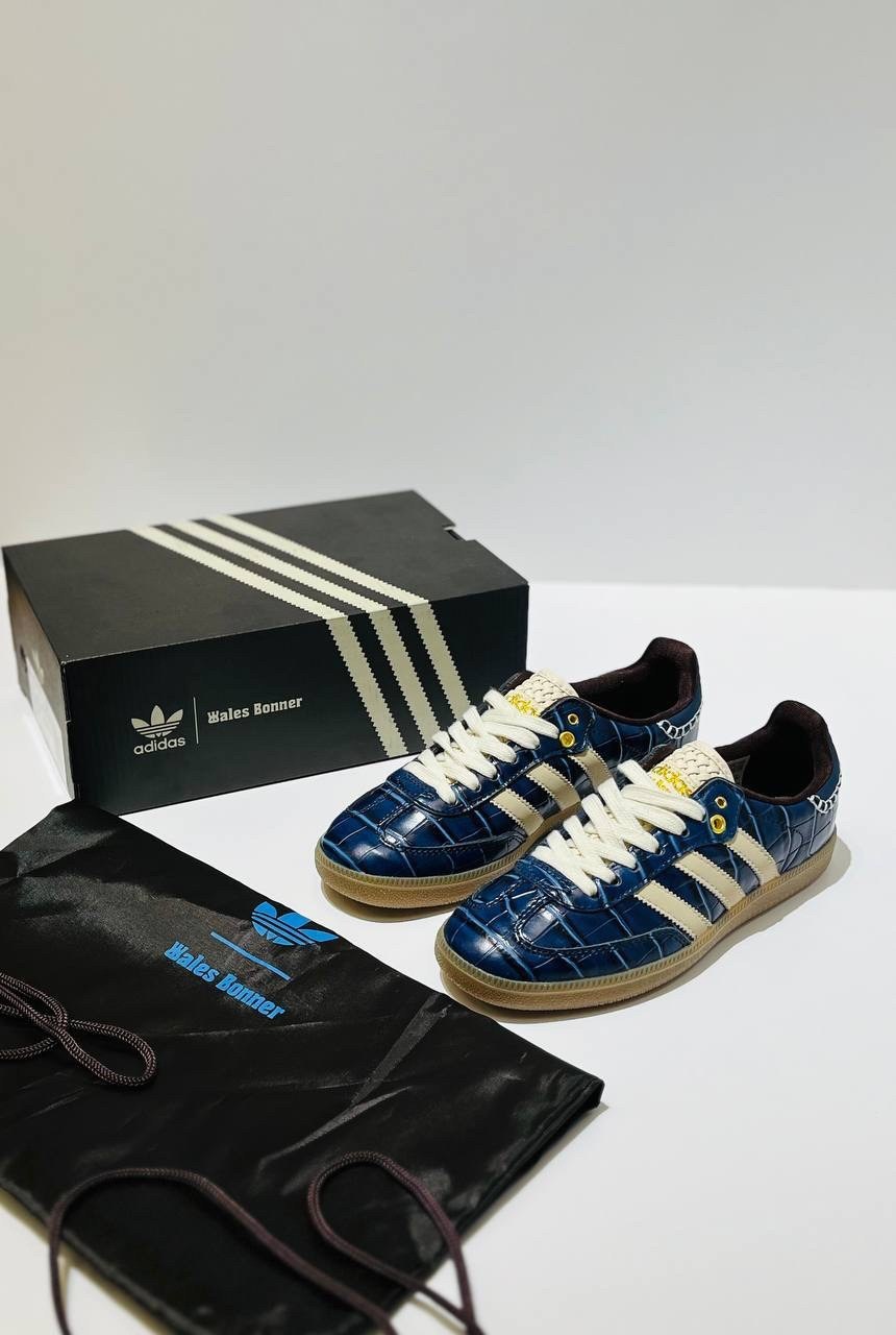 кроссовки adidas samba x wales bonner og croc - collegiate navy,adidas samba wales bonner navy croc,wales bonner x adidas samba og croc collegiate navy,кроссовки adidas x wales bonner samba og navy cr