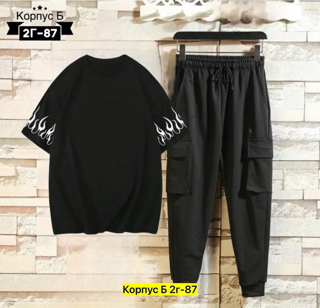 костюм с брюками карго,карго костюм спортивные,мужской спортивный костюм летний,мужские спортивные костюмы,костюмы мужские молодежные