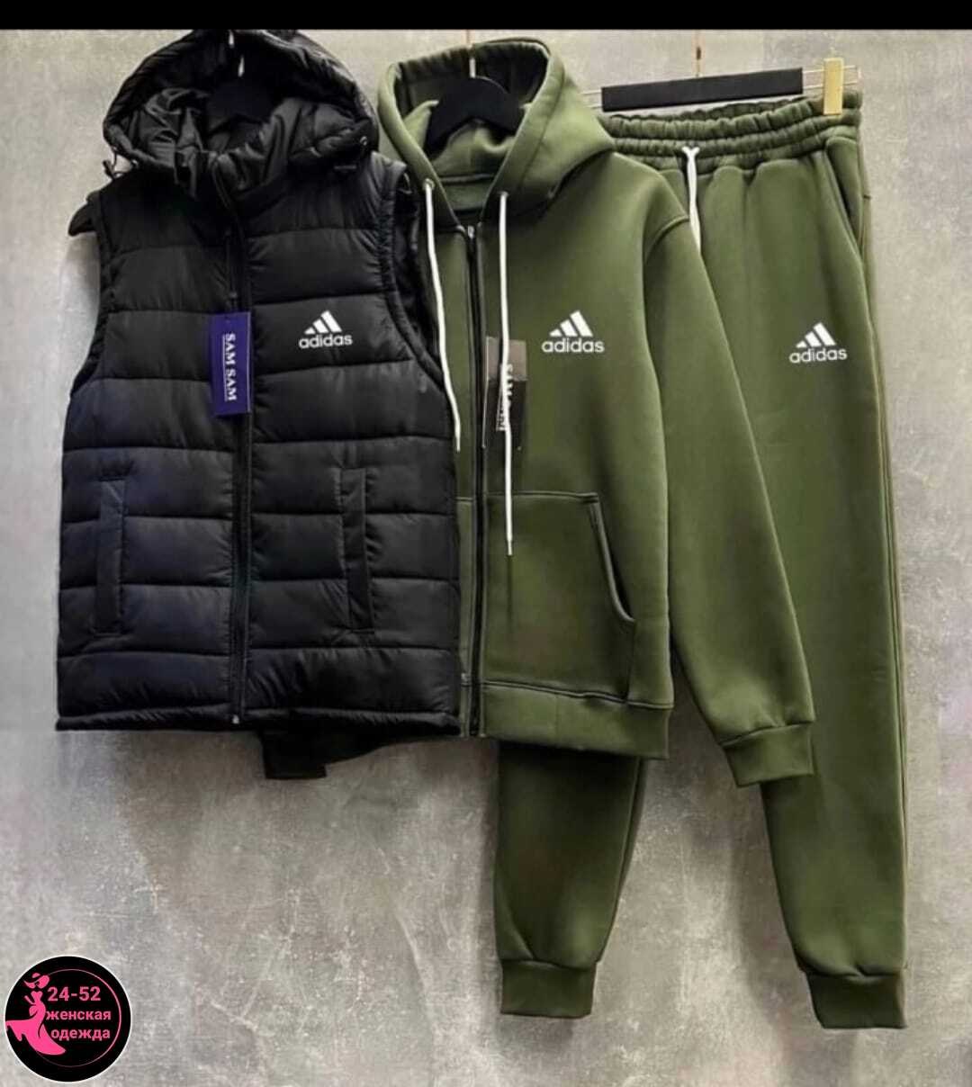 теплый спортивный костюм на флисе с жилеткой,теплый спортивный костюм на флисе,тройка костюм,теплый костюм на флисе,спортивный костюм на флисе с жилеткой