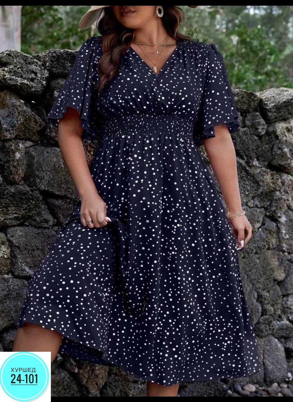 повседневное платье в горошек,повседневное платье в горох,платье с поясом,женская платье,летнее женское платье
