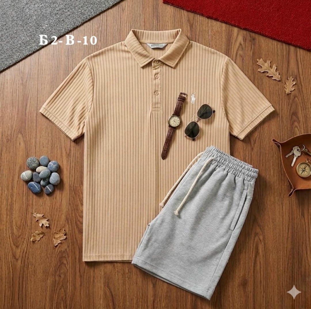 костюм повседневный,мужская мода,мужские комплекты,костюм с шортам,шорты мужские