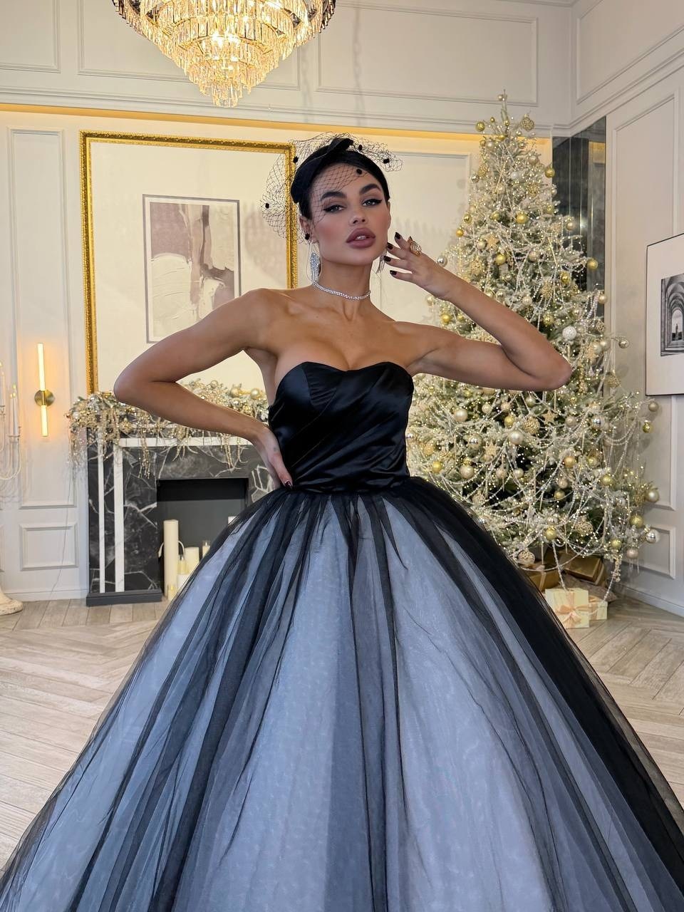 вечернее платье,платье пышное,платье для выпускного вечера,черное вечернее платье,платье бальное длинное