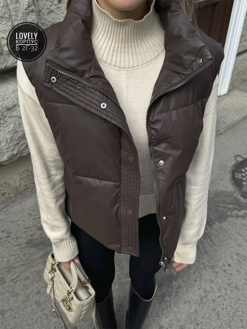 жилетка женская,жилетка экокожа,жилетка женская утепленная,жилетка утепленная безрукавка оверсайз,кожаная жилетка женская утепленная