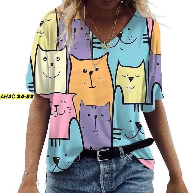 женские футболки с принтом,футболки женская,футболки женские больших размеров,футболки для женщин,женская футболка с принтом кошка