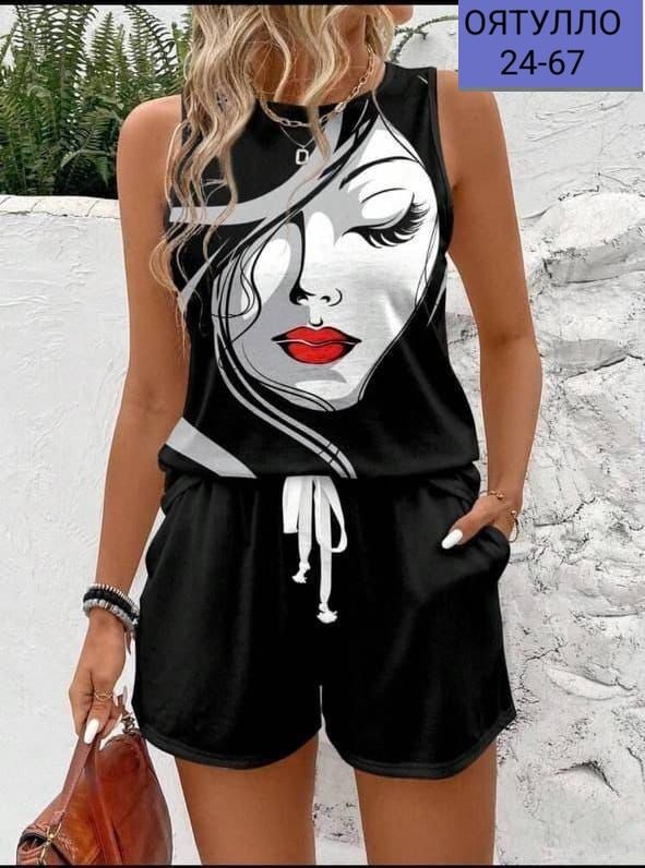 летний женский костюм,женский костюм с шортами,костюм женский,женские летние комплекты,летние костюмы