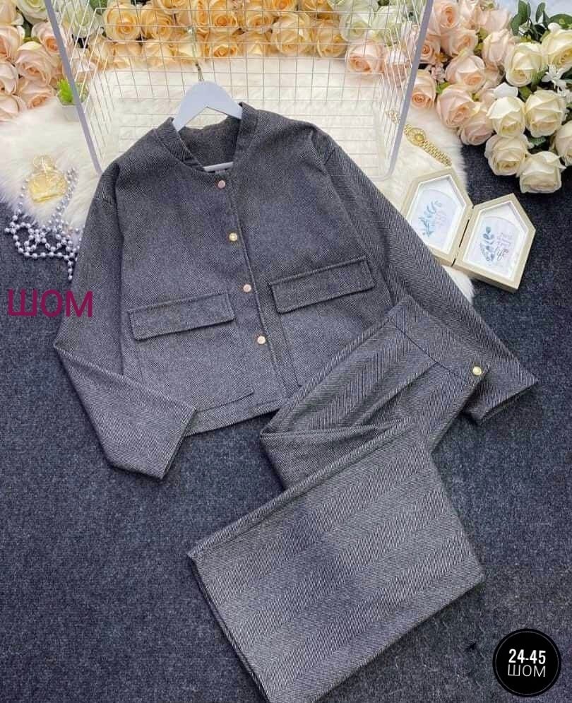 женский костюм ткань кашемир,женский костюм двойка ткань кашемир,костюм брючный двойка женский,трикотажные костюмы,вязаный костюм с брюками теплый оверсайз gh fashion