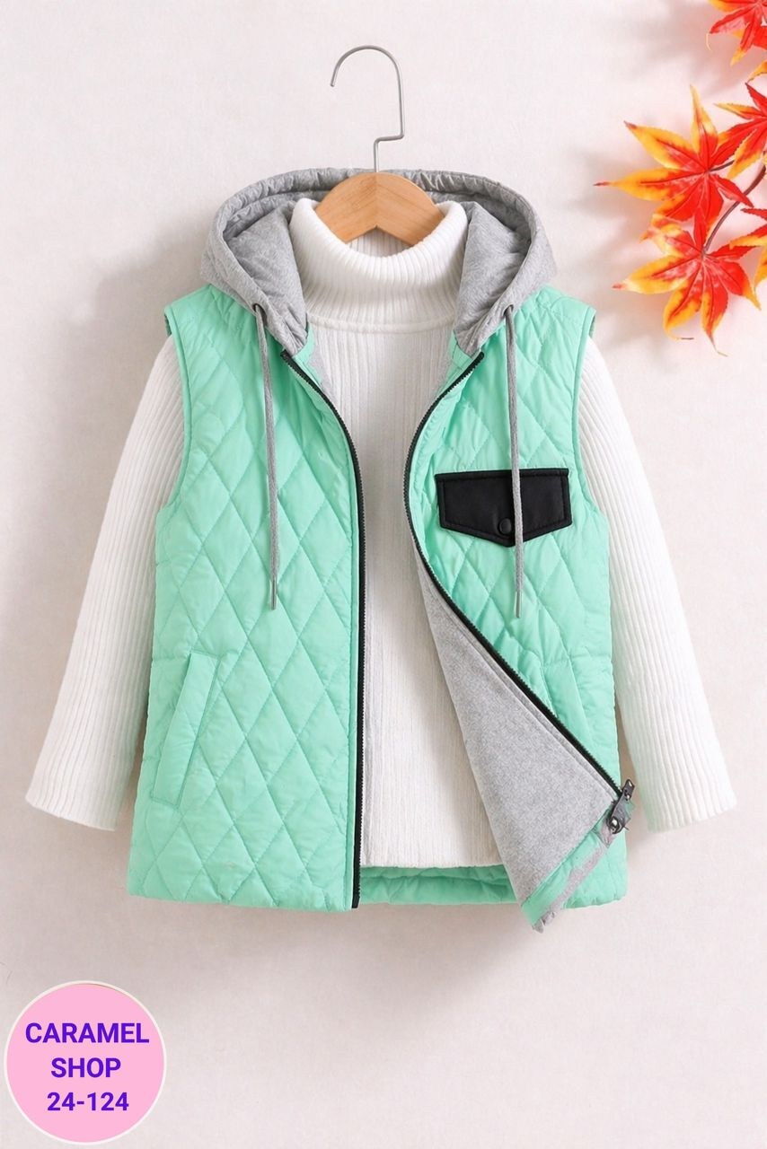жилет с капюшоном женский,теплый жилет,жилет женский,куртка женская,куртка модная