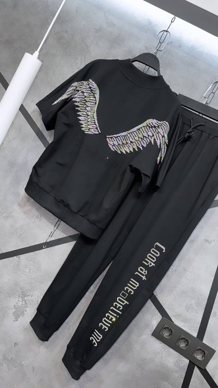 спортивный костюм с крыльями,костюм с крыльями,женские спортивные костюмы с крыльями,спортивный костюм 4хл(54/56) с крыльями