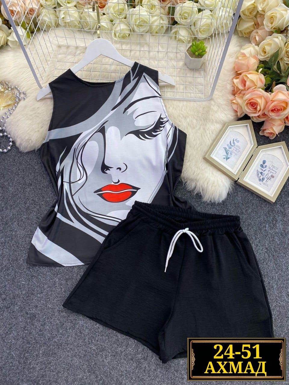 летний женский костюм,женский костюм с шортами,костюм женский,летние костюмы,женские летние комплекты
