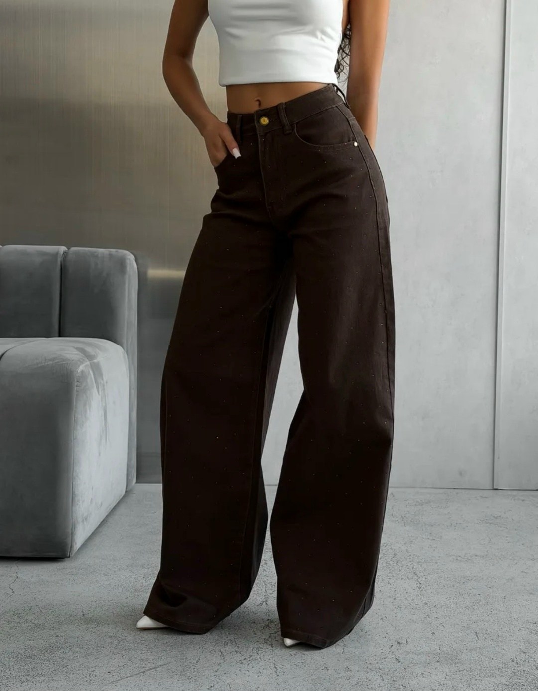 коричневые джинсы женские широкие,коричневые джинсы,джинсы широкие коричневые,джинсы широкие,коричневые джинсы женские