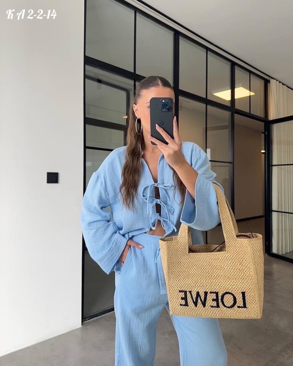 стильные костюмы,костюм женский летний,костюм женский летний штаны палаццо и рубашка на завязках из муслина,костюм женский летний штаны палаццо и рубашка на завязках из муслина розовый,женские костюмы