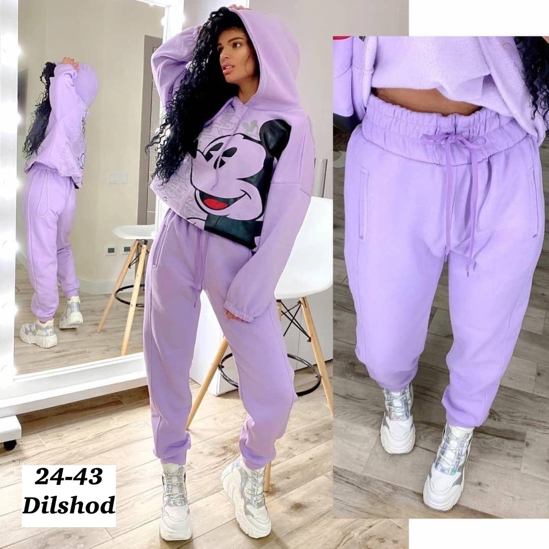 cпортивный костюм теплый,женский спортивный костюм на флисе,спортивный костюм микимаус женский,спортивный костюм женский с микки маусом,костюм на флисе