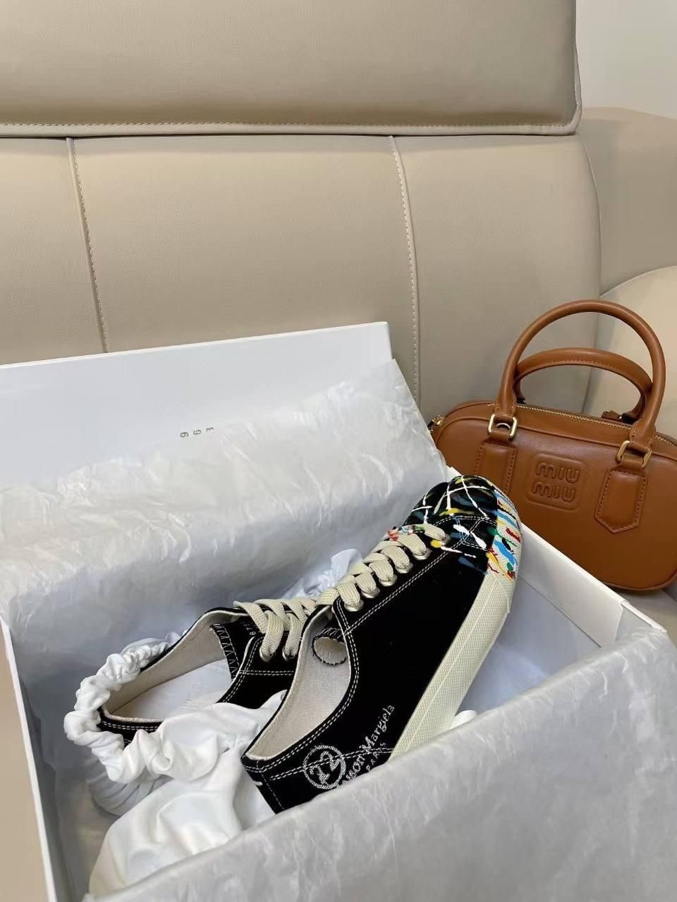 ,кеды стильные,кроссовки maison margiela replica, повседневные,maison margiela replica кеды