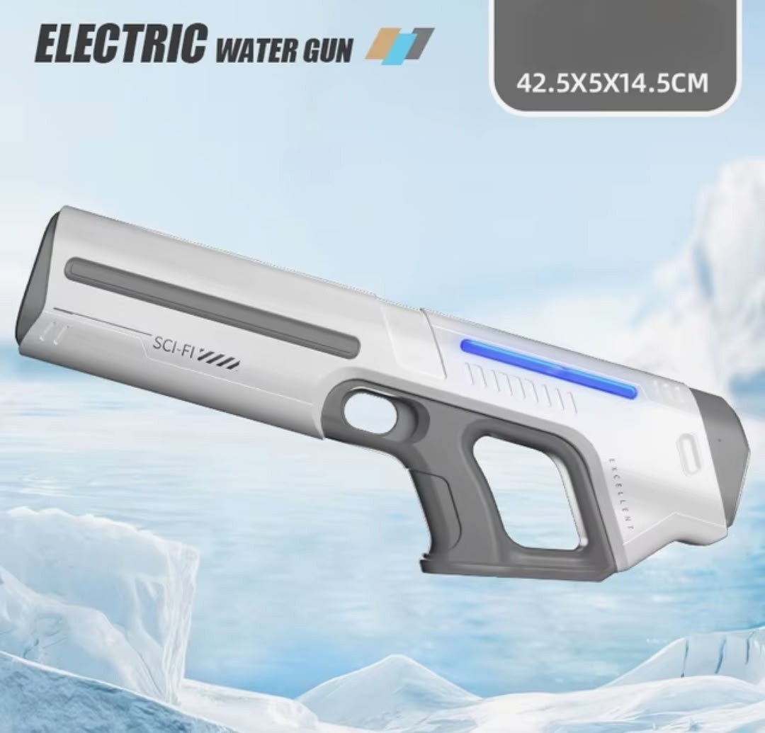 автоматический электрический водяной пистолет,электрический водяной пистолет,водяной пистолет автоматический,импульсный водяной пистолет,водяной пистолет большой