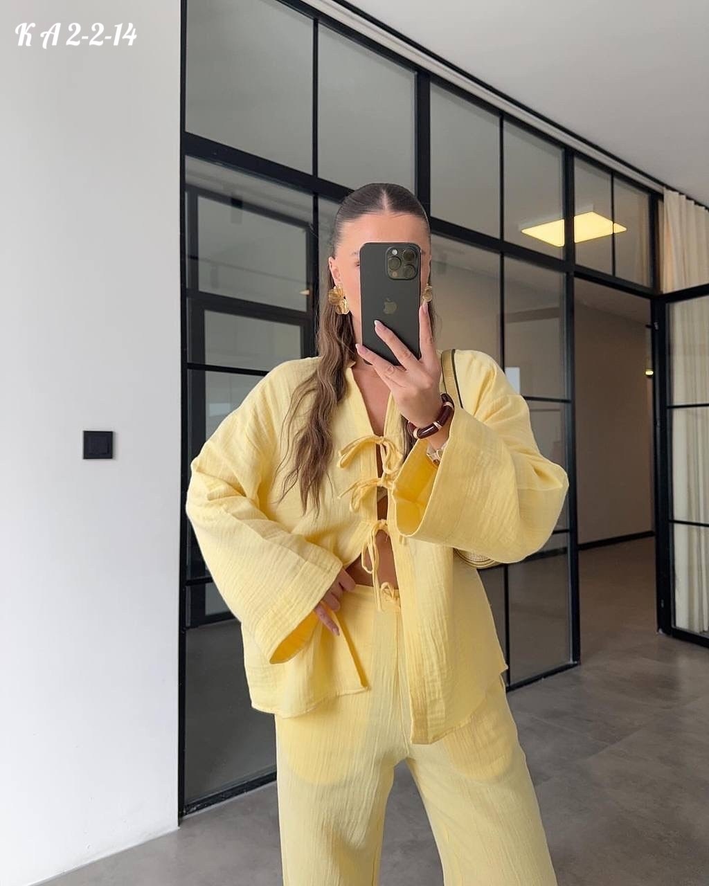 стильные костюмы,костюм женский летний,костюм женский летний штаны палаццо и рубашка на завязках из муслина,костюм женский летний штаны палаццо и рубашка на завязках из муслина розовый,женские костюмы