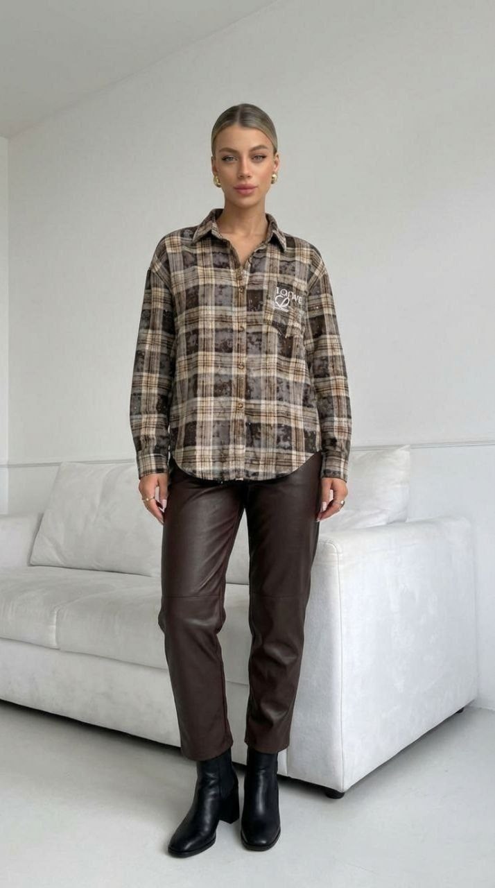 рубашка в клетку оверсайз на кнопках golubkova,рубашка в клетку женская теплая оверсайз без кармана,рубашка в клетку оверсайз на кнопках,рубашка женская оверсайз в клетку,рубашка фланелевая в клетку о