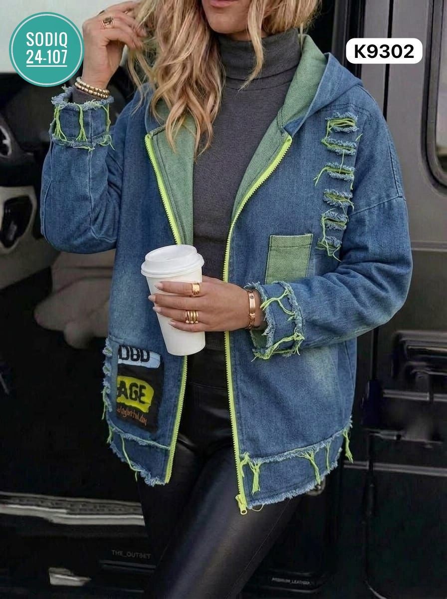 джинсовая куртка,женские джинсовые куртки, джинсовые куртки женские,джинсовая куртка с капюшоном,джинсовая куртка свободная