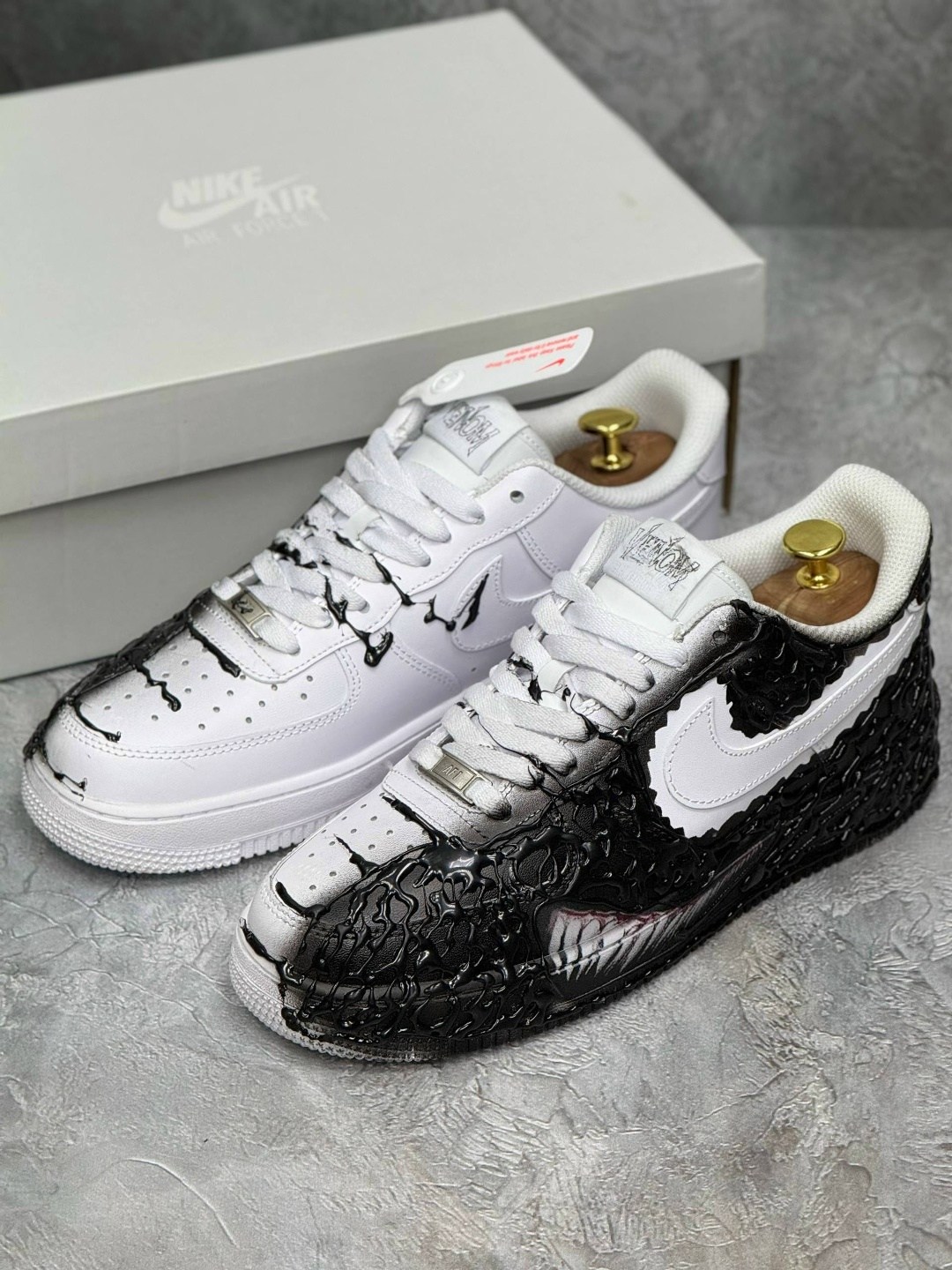 кроссовки найк веном,кроссовки,nike airforce 1 venom customize shoes,кроссовки nike,nike air force 1