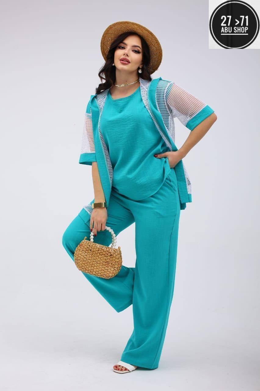 костюм женский,летние брючные костюмы женские больших размеров,модные костюмы,брючной костюм,летние костюмы