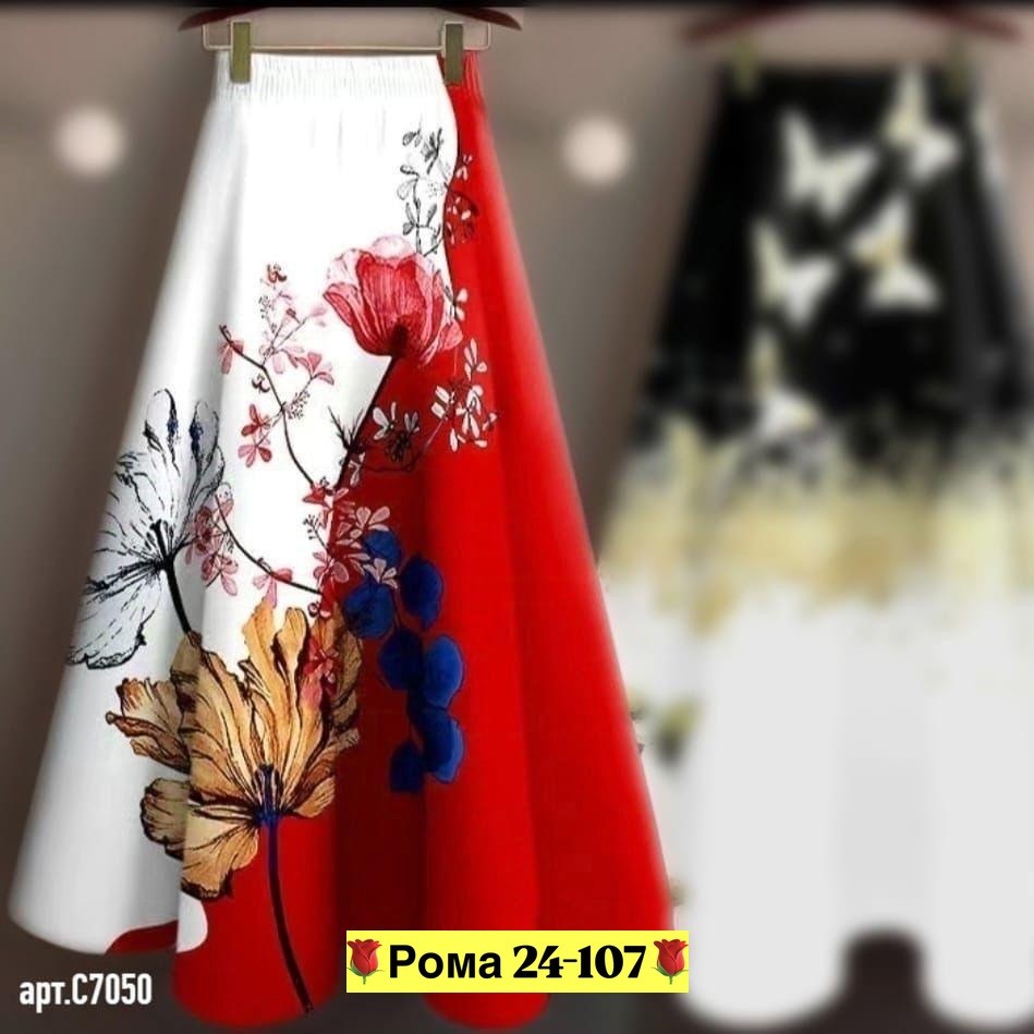 юбка с рисунком,юбка с принтом,юбка с вышивкой,женская юбка с принтом,юбка средней длины