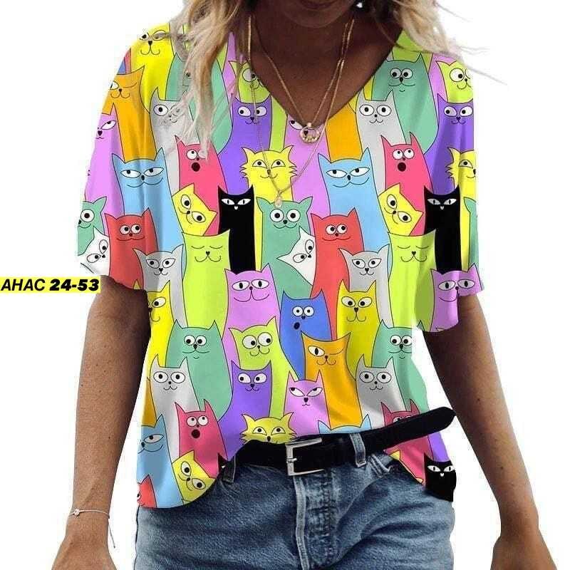 женские футболки с принтом,футболки женская,футболки женские больших размеров,футболки для женщин,женская футболка с принтом кошка