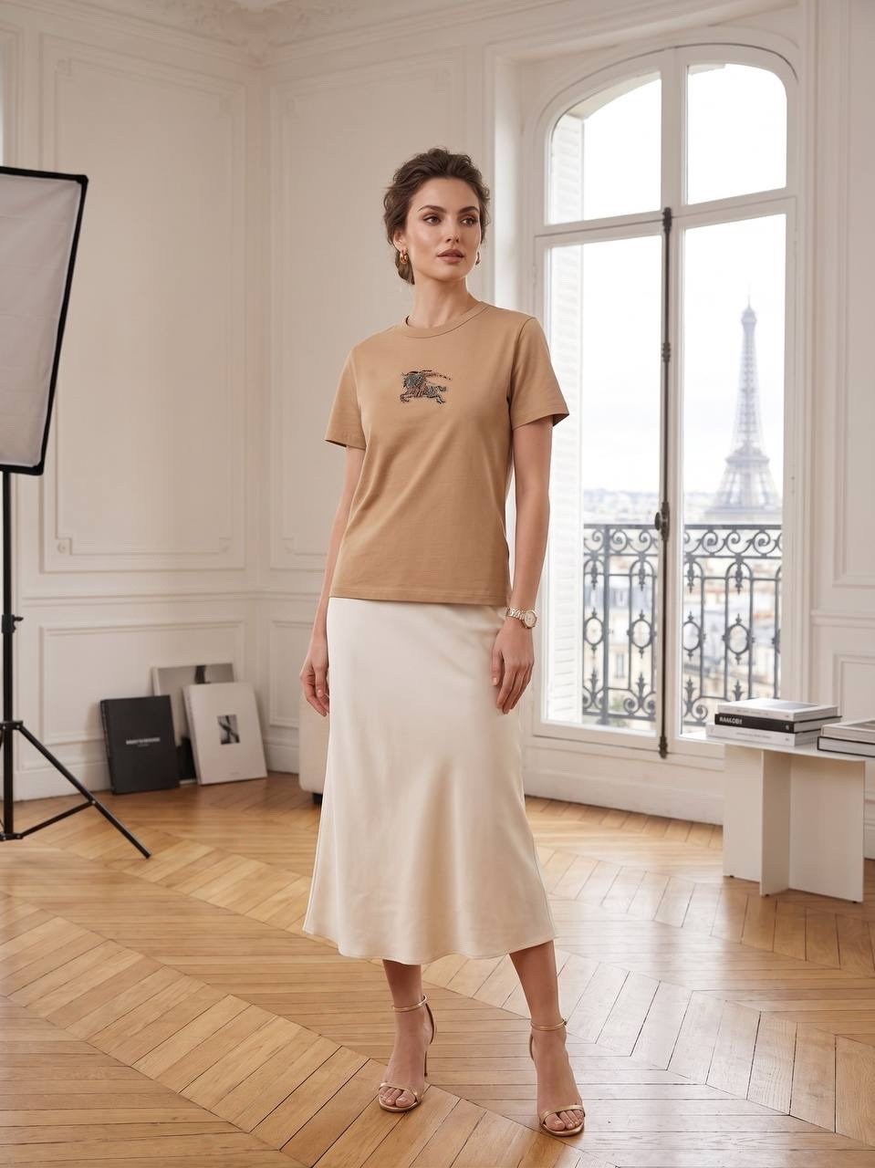 юбка миди,юбка бежевая,футболки женская,юбка