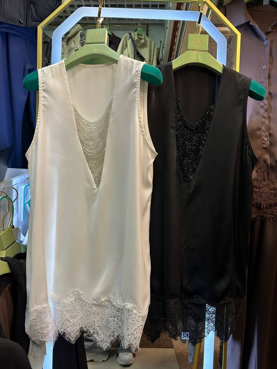 стиль одежды,стильные наряды,майка с кружевами