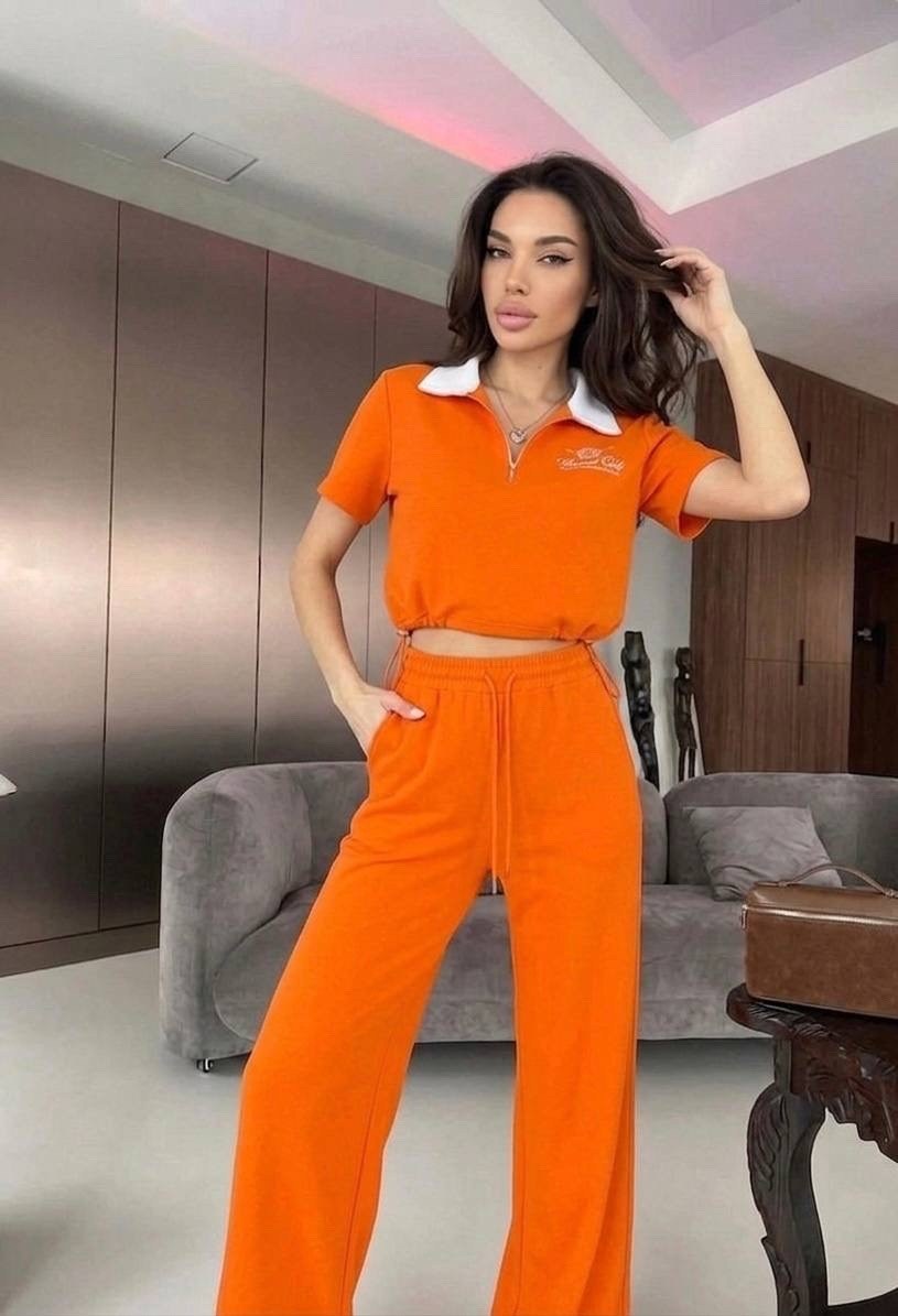 трикотажные костюмы,костюм с брюками палаццо,женские костюмы,спортивный костюм,костюм коричневый