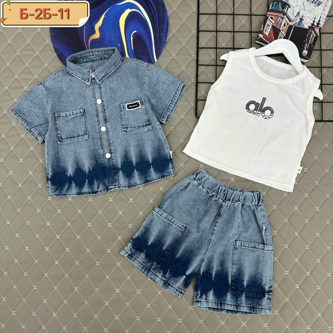 джинсовый костюм для мальчика,шорты джинсовые для мальчика,комплект одежды для мальчика,летний комплект одежды для мальчиков,костюм джинсовый