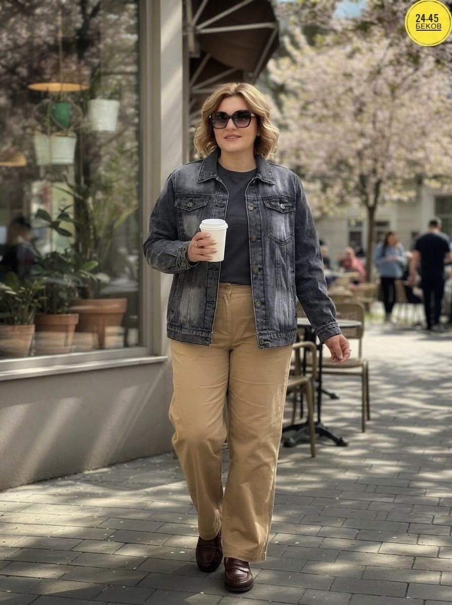 модные образы,джинсовая куртка,куртка женская,стиле кэжуал