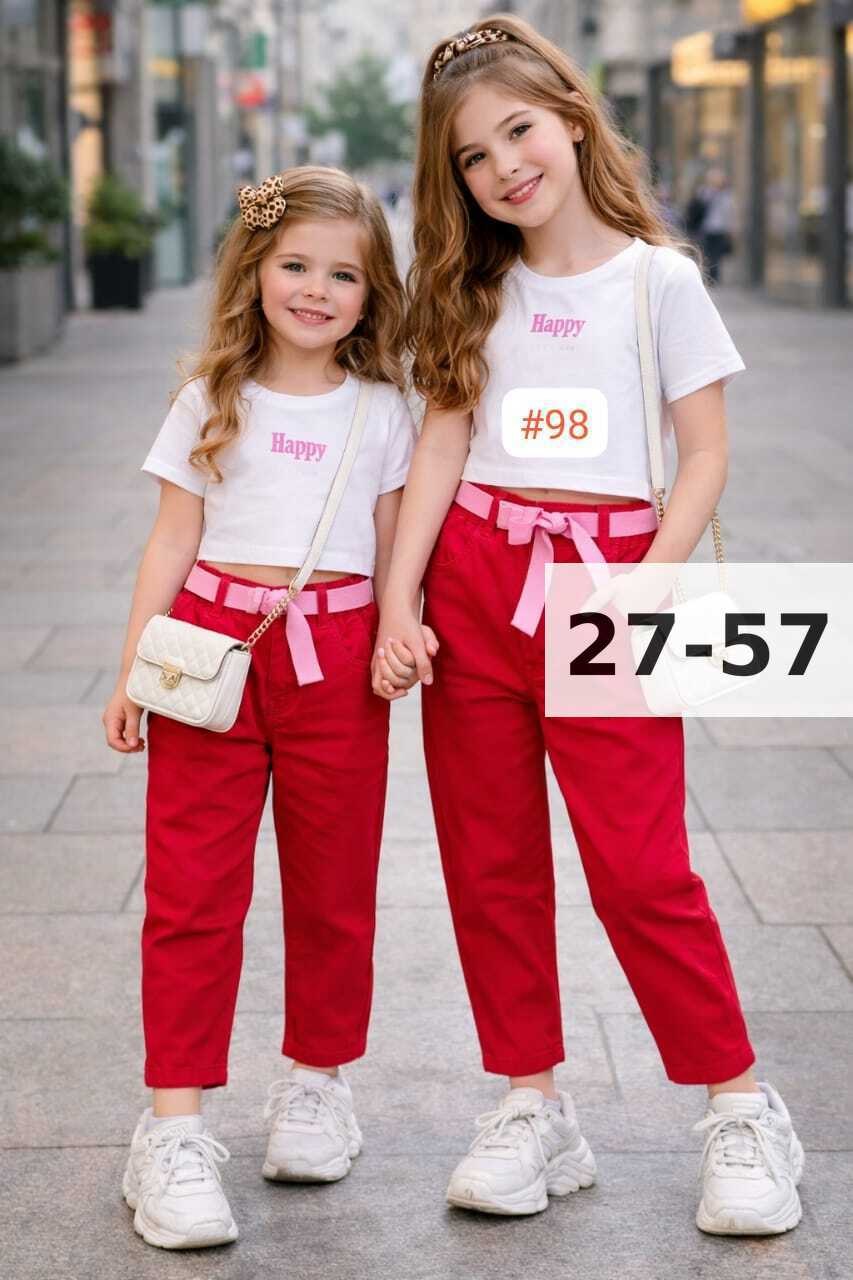 брюки для девочек,комплект одежды для девочек,костюм для девочек,летний костюм для девочек,модная одежда для девочки
