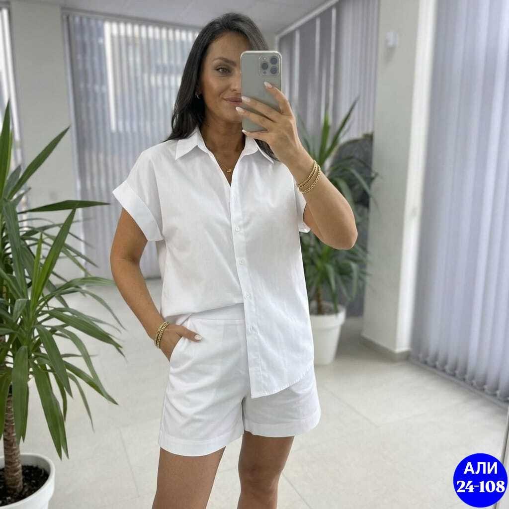 костюм женский с шортами,женский костюм,костюм с шортам,летние костюмы женские,костюм с шортами и рубашкой