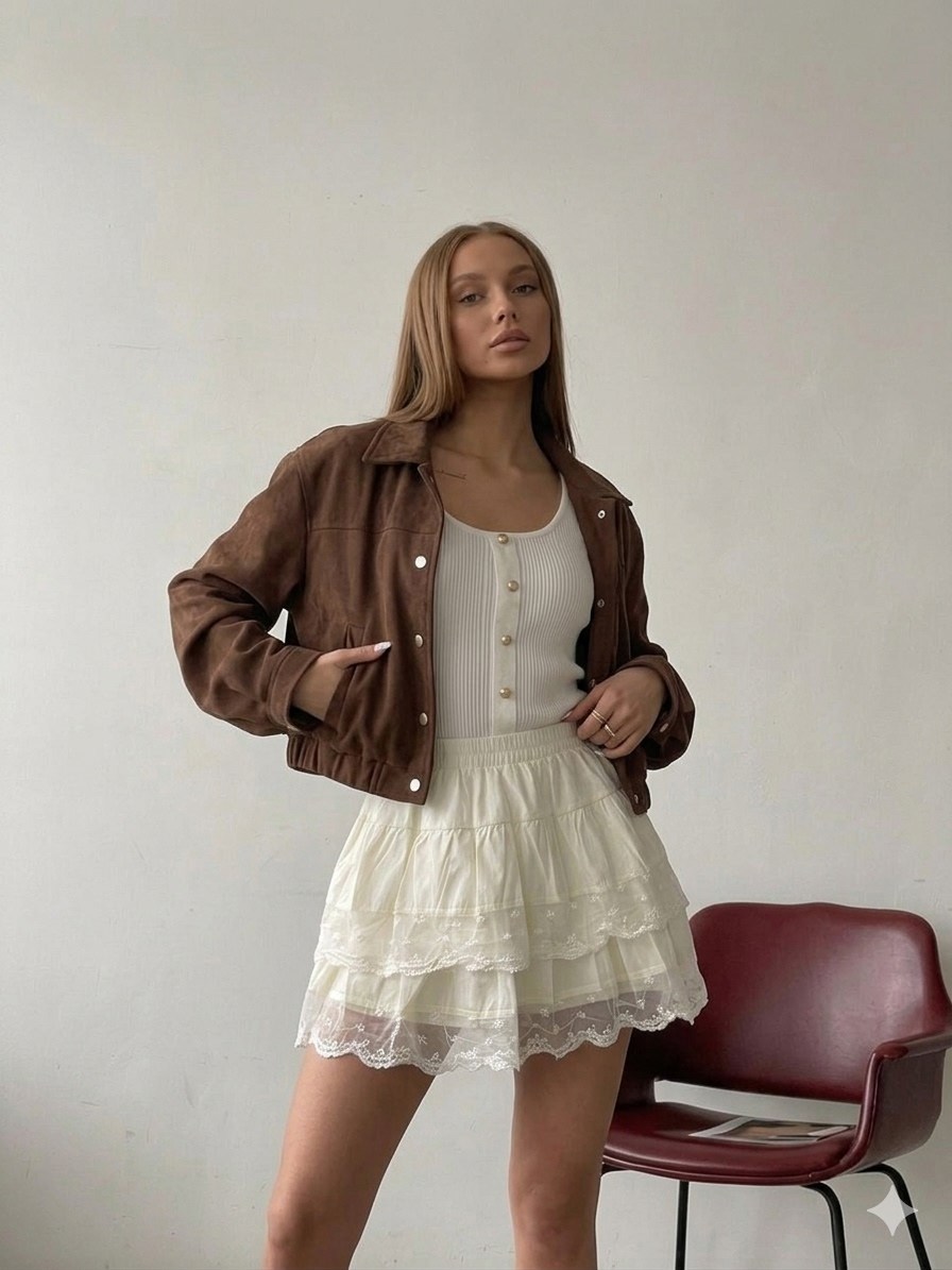 юбка с оборками,женская кружевная мини-юбка с оборками,кружевная юбка,юбка с рюшами,юбка