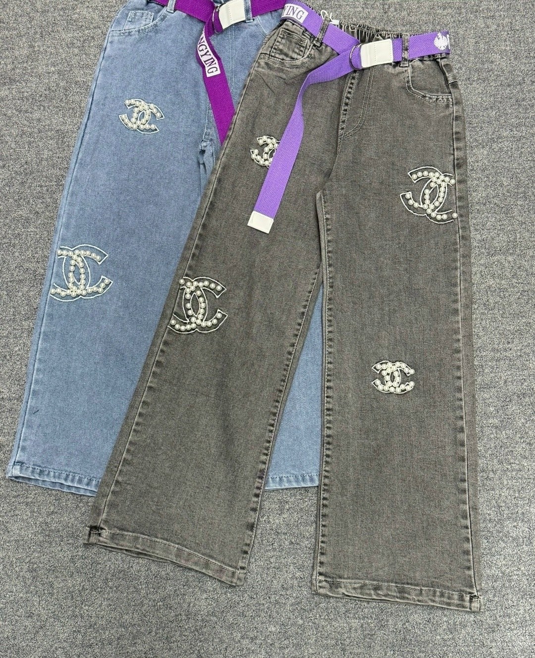 джинсы шанель,джинсы chanel,джинсы женский chanel бело-синий,джинсы для девочек,джинсы шанель с лого
