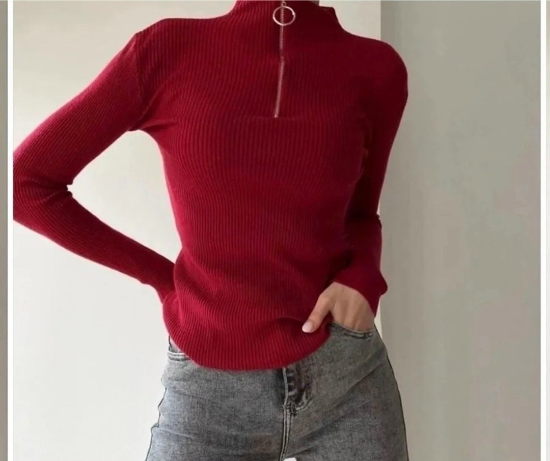 кофта женская,модная кофта,женская водолазка,водолазка лапша с молнией,свитер лапша