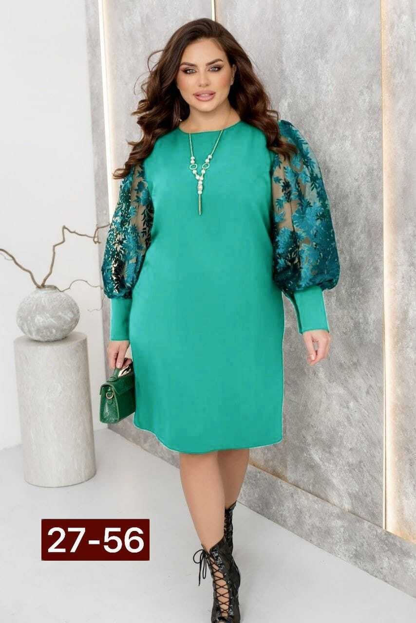 нарядное платье,платье для полных,женские платья больших размеров,платье женское зеленое,платье