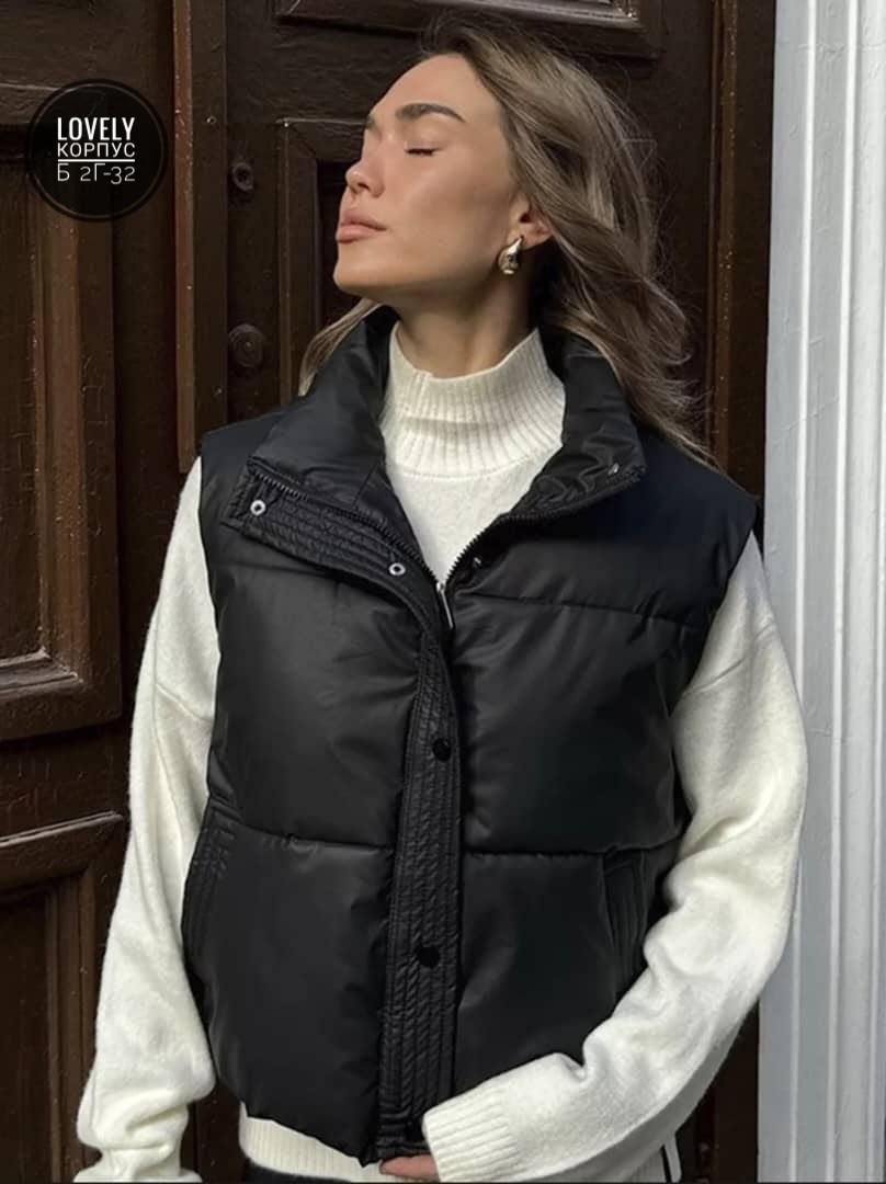 жилетка женская,жилетка экокожа,жилетка женская утепленная,жилетка утепленная безрукавка оверсайз,кожаная жилетка женская утепленная