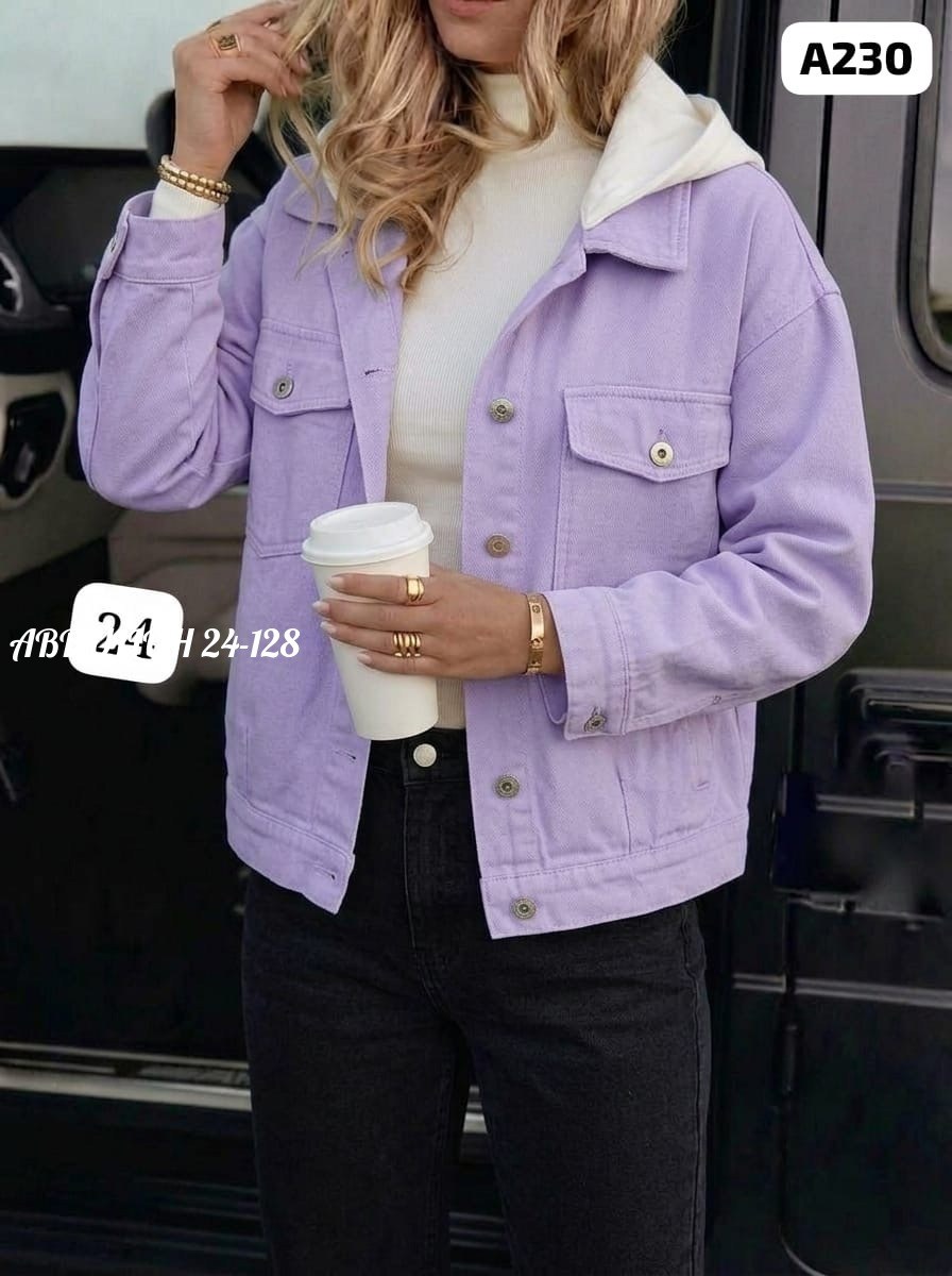 джинсовые куртки женские,джинсовая куртка,фиолетовая джинсовая куртка,женская куртка,джинсовая куртка свободная