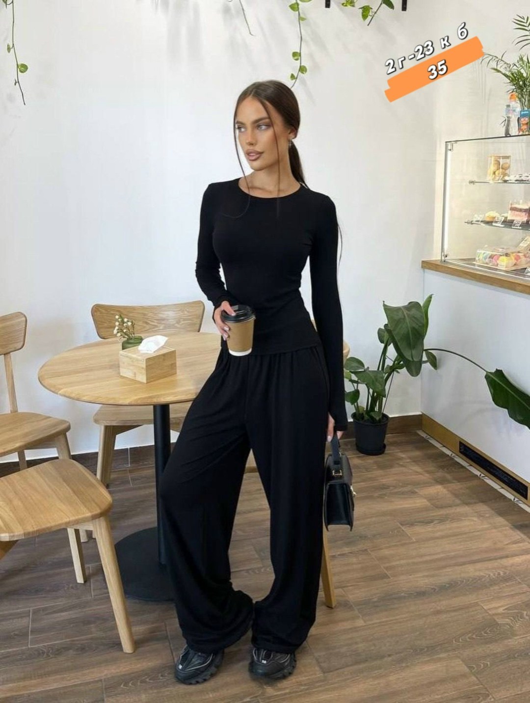 трикотажный костюм,женский костюм,брючный костюм,костюм с брюками палаццо,костюм