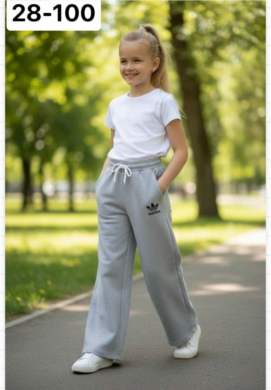 брюки для девочек,брюки трикотажные,спортивный брюки,широкие брюки,брюки серые для девочки