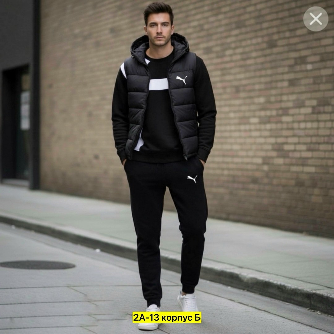 жилет утепленный мужской,жилетка пума мужские,жилет мужской,костюм спортивный мужской,спортивные костюм