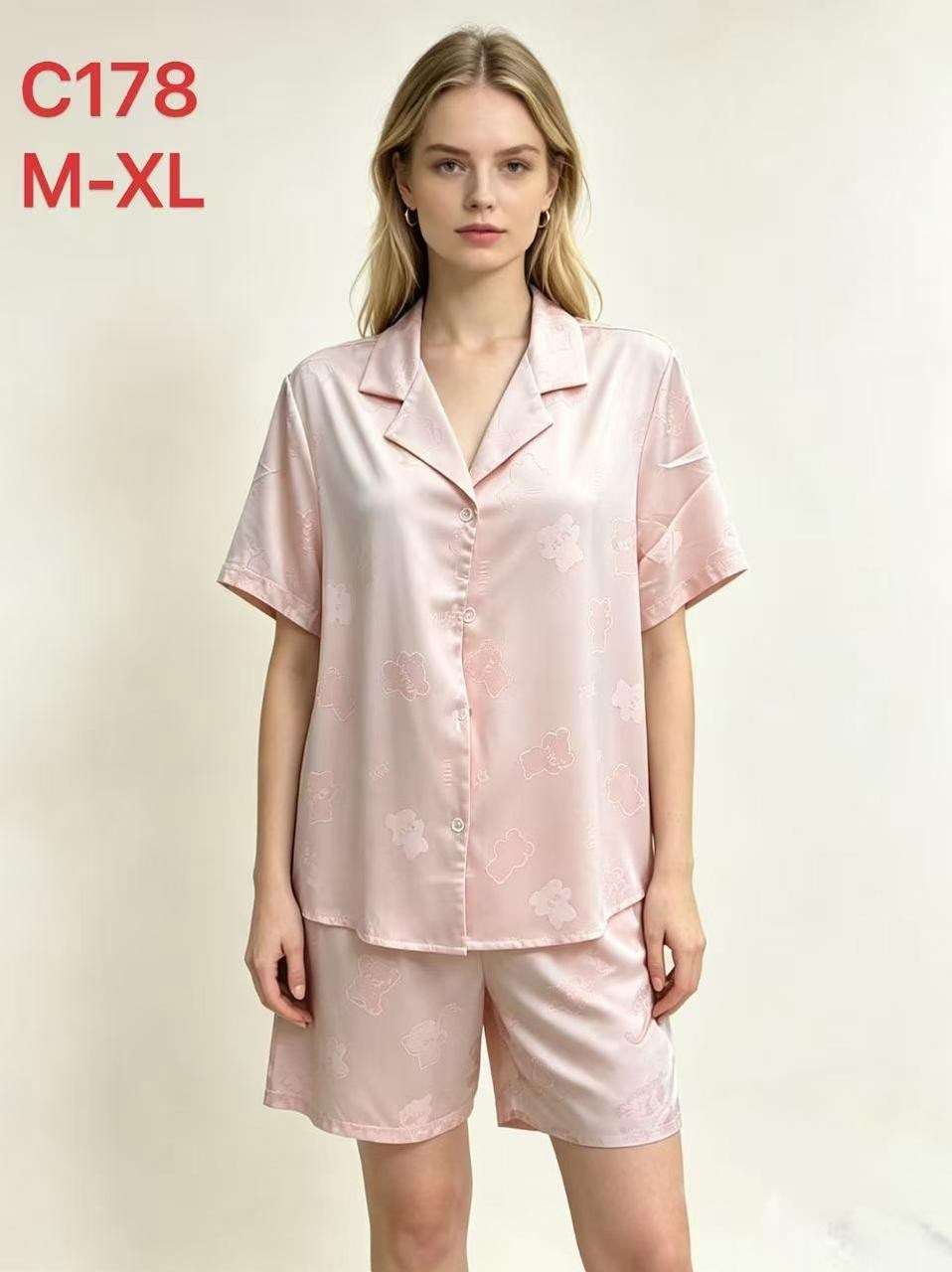 атласная пижама женская с шортами,пижама женская,пижамы для женщин,женская шелковая пижама,пижама короткий рукав