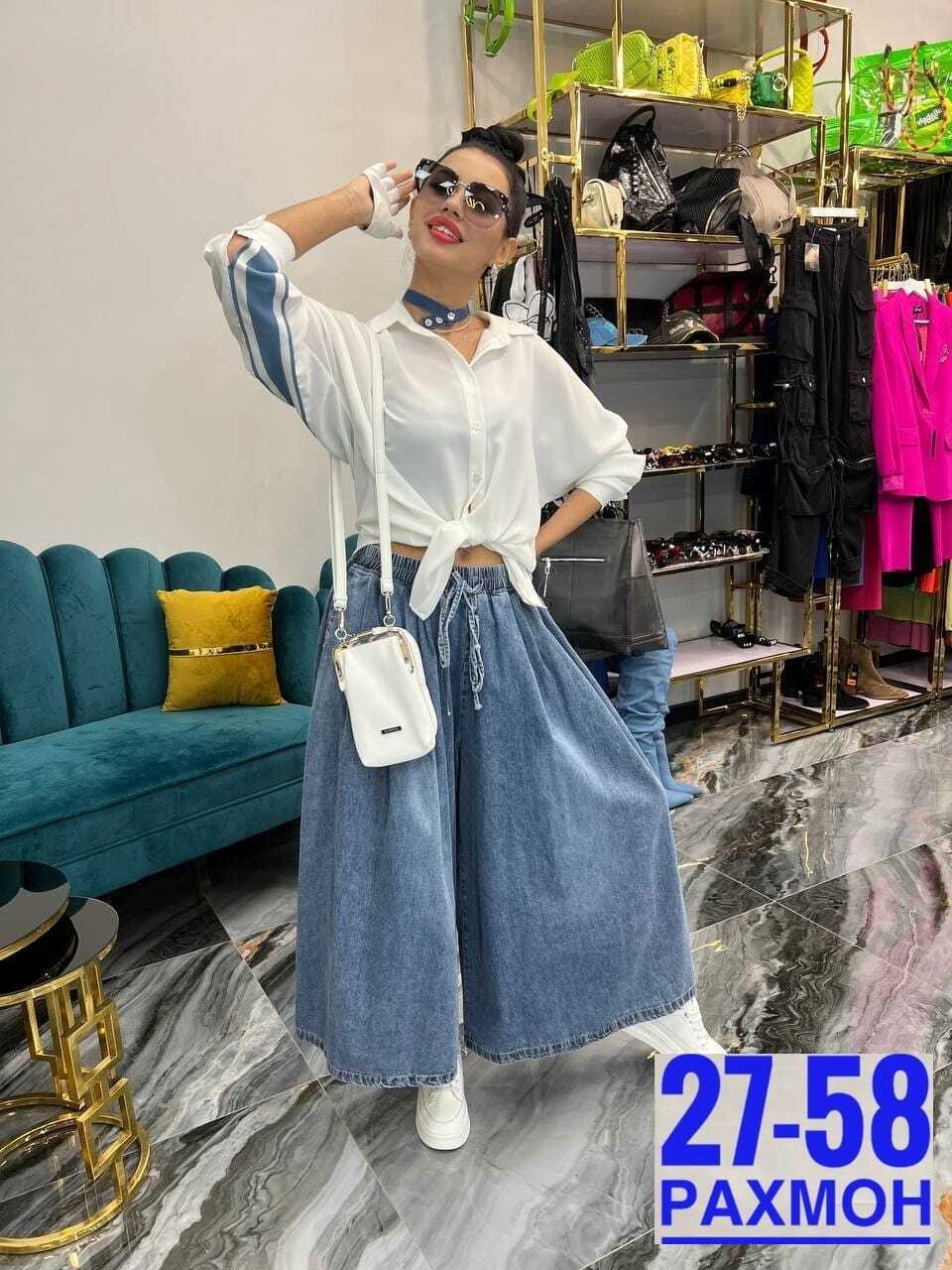 женские широкие джинсы,широкие джинсы,одежда джинсы,джинсовые широкие брюки