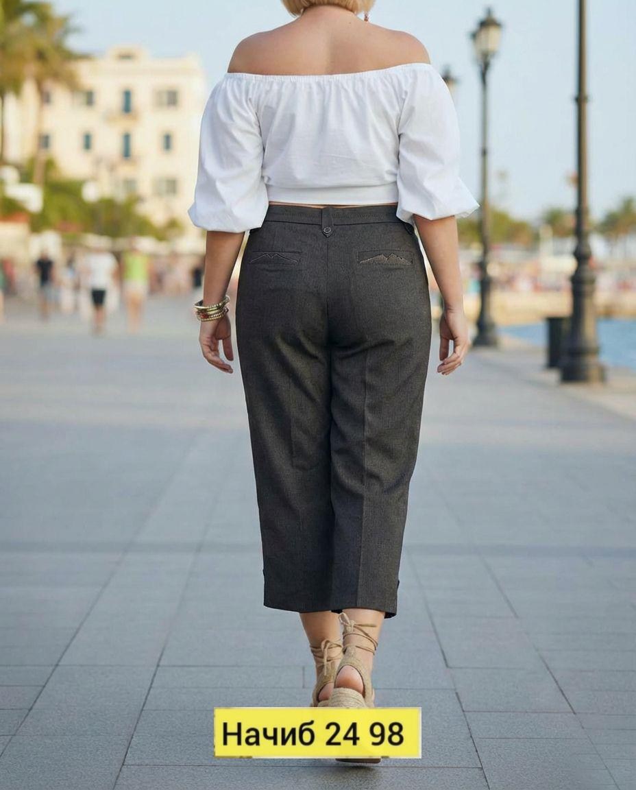 брюки для полных женщин,укороченные брюки для полных женщин,брюки для полных,брюки широкие укороченные,брюки женские