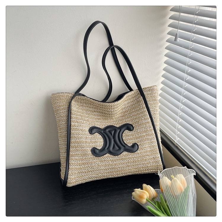 сумка летняя,плетеная сумка,модная сумка,большая вместительная сумка тоут,женская соломенная сумка