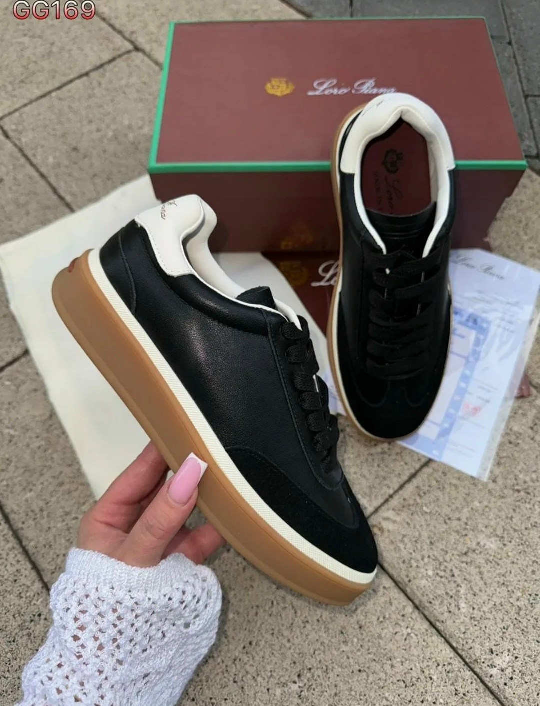 ,женские кроссовки,кеды женски,кроссовки loro piana,женские кроссовки из замши loro piana черные