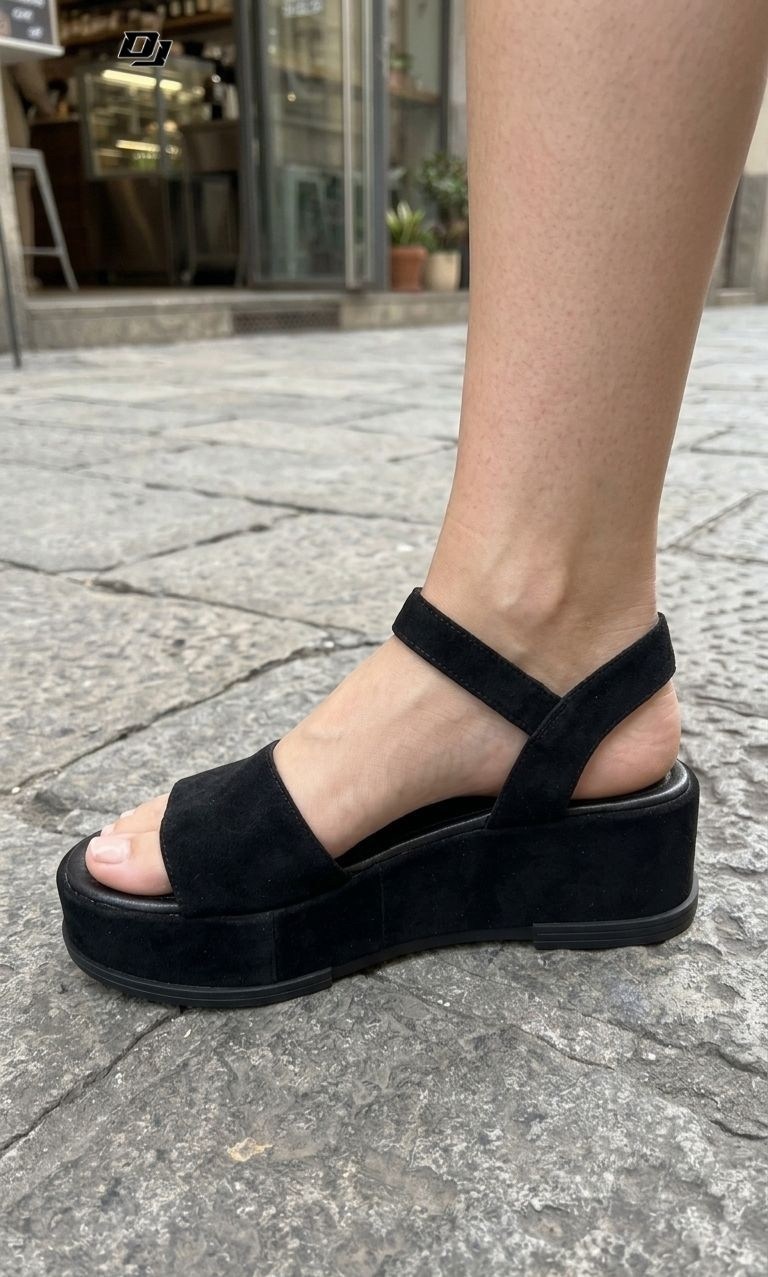 босоножки на платформе,босоножки замшевые,стильные босоножки,черные босоножки,женские босоножки на платформе