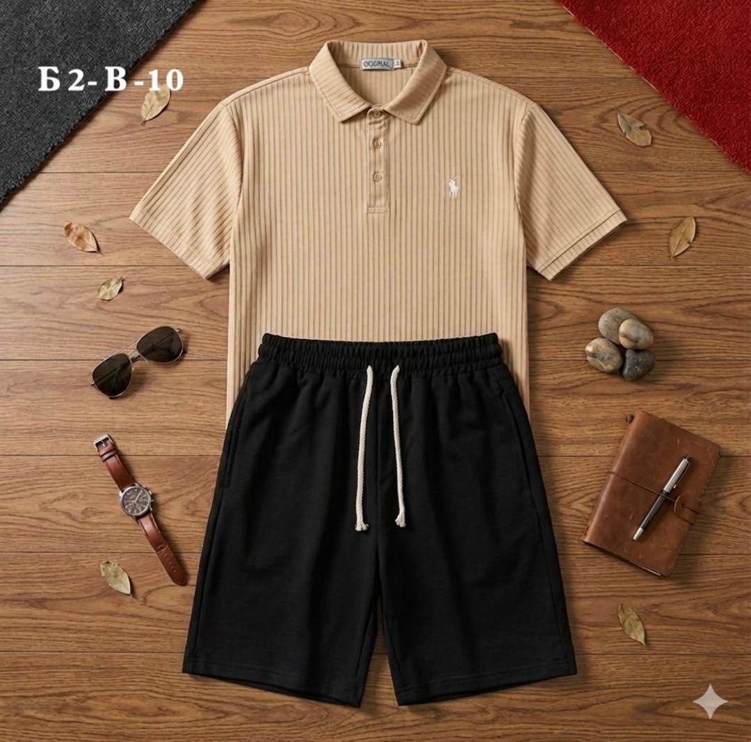 костюм повседневный,мужская мода,мужские комплекты,костюм с шортам,шорты мужские